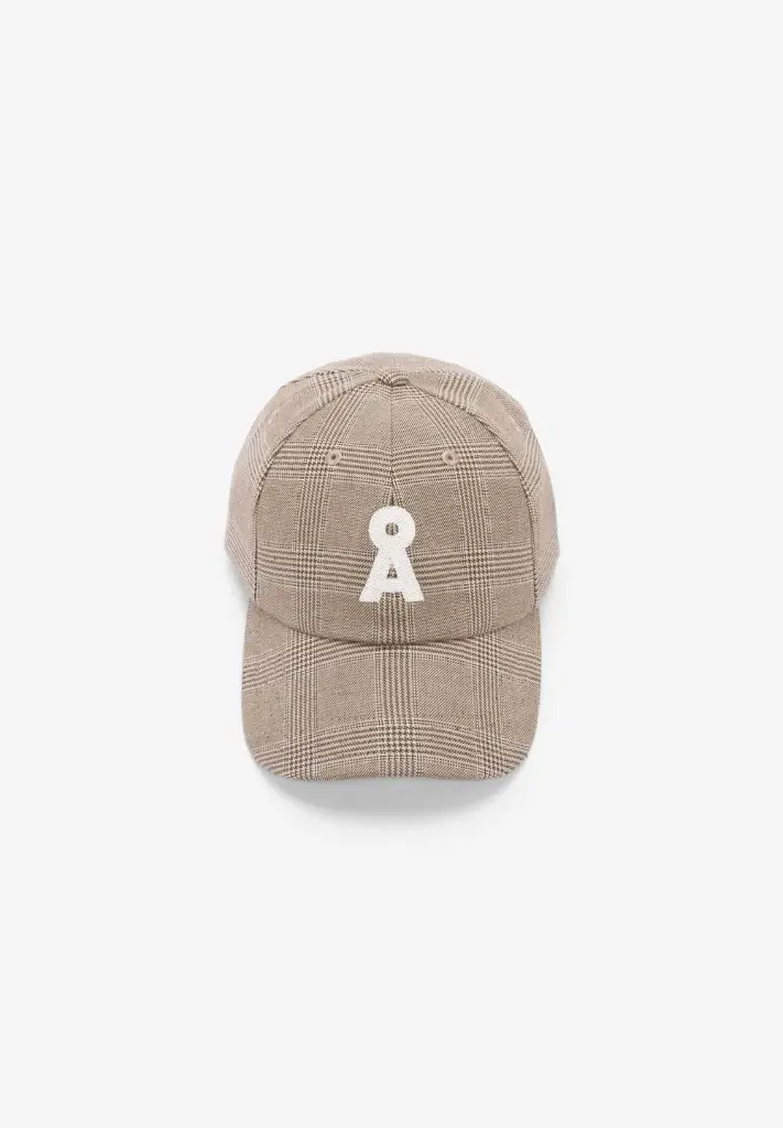 ARMEDANGELS || Casquette Yenaas Check – Claystone & Sandstone