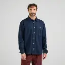 DEDICATED || Chemise Lunnevik Denim – Dark Blue