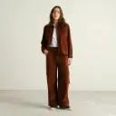 DEDICATED || Pantalon Workwear Vara Velours Côtelé – Cappuccino