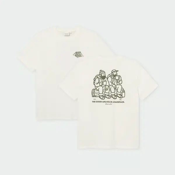 DEDICATED || Tee-shirt Stockholm Camp Crew – Off-White
