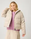 KNOWLEDGE COTTON APPAREL || Veste matelassée en velours côtelé - Corduroy puffer jacket - Light feather gray