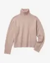 KNOWLEDGE COTTON APPAREL || Pull col montant en laine d'agneau - Lambswool high neck sweater - Kelp melange