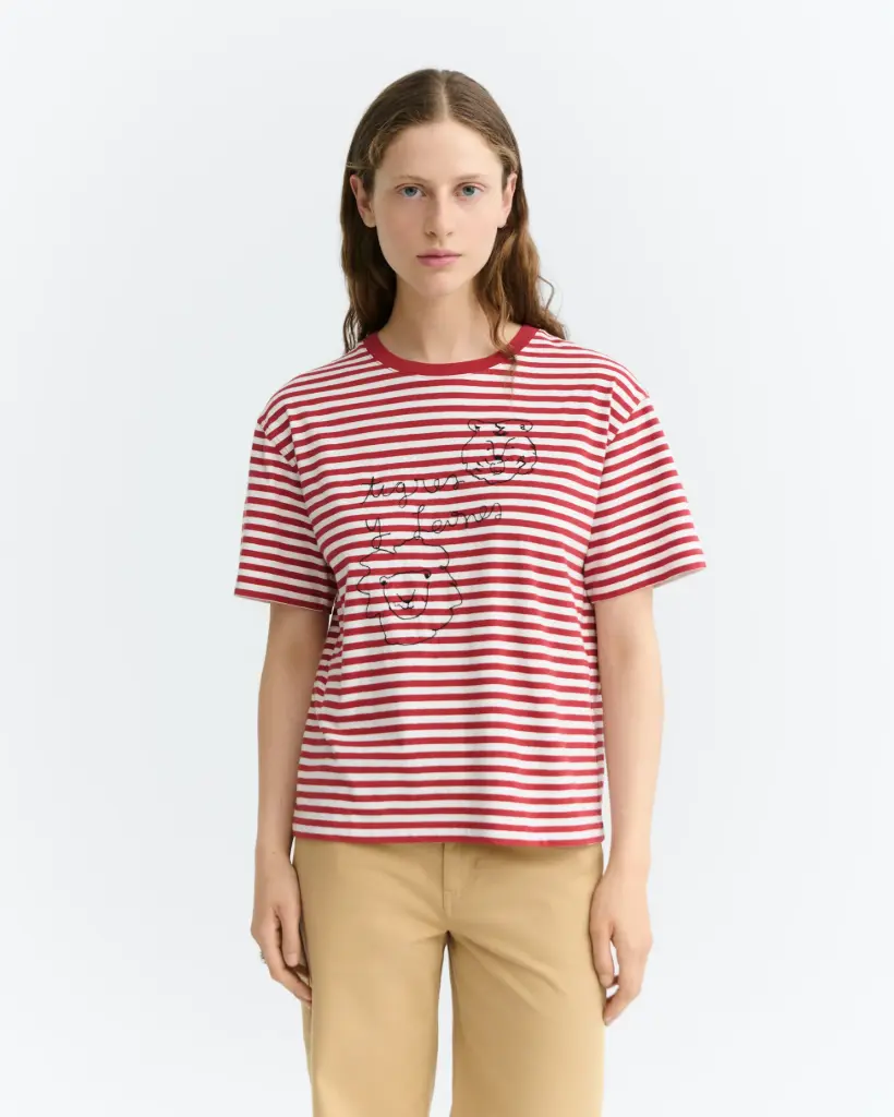 THINKING MU || Tee-shirt Lucia Tigres y Leones – Multicolore