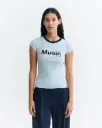THINKING MU || Tee-shirt Mirna Dear Music – Blanc