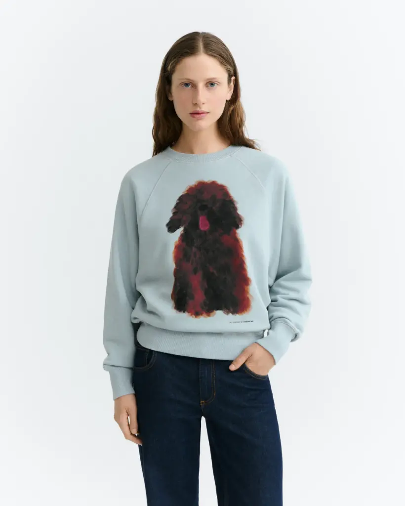 THINKING MU || Sweat Bonnie Pet Portrait – Bleu