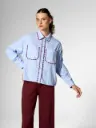MADEMOISELLE YÉYÉ || Haut rayé femme - Edge Infusion - Striped Blue