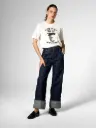 MADEMOISELLE YÉYÉ || Pantalon en denim de coton biologique - Blue Legacy Denim Trousers - Rinse Blue
