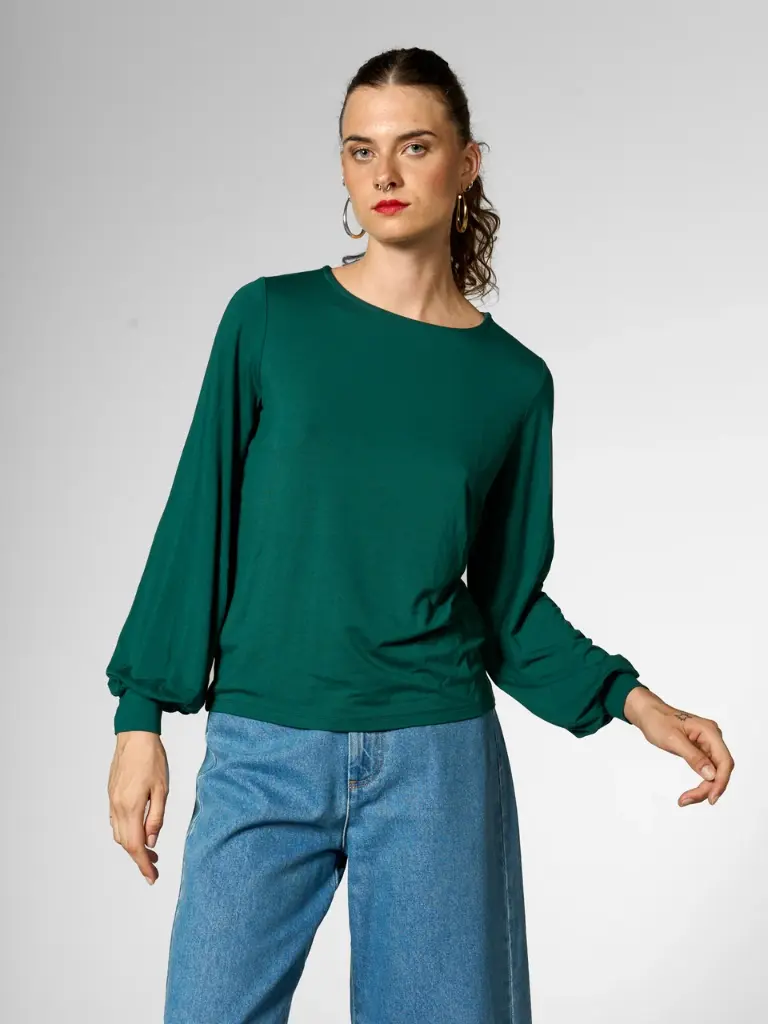 MADEMOISELLE YÉYÉ || Haut raffiné femme - Perfect Raffiné Top - Forest Biome