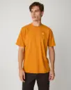 KNOWLEDGE COTTON APPAREL || Tee-shirt à écusson brodé - Badge T-Shirt - Golden Oak
