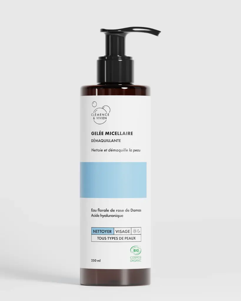 CLÉMENCE & VIVIEN || Gelée Micellaire Démaquillante – 250 ml