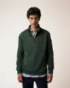 FAGUO || Sweat zippé Amboise – Vert