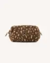 FAGUO || Trousse de toilette Washbag – Camel & Écru