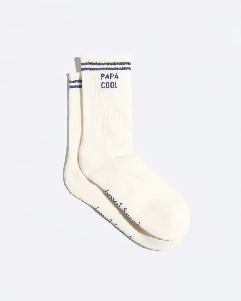 EMOI-EMOI || Chaussettes Papa Cool – Crème