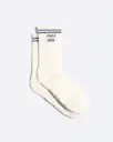EMOI-EMOI || Chaussettes Papa Cool – Crème