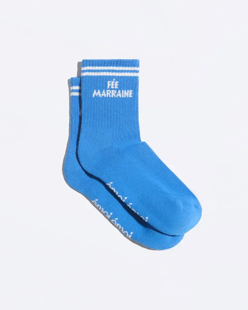 EMOI-EMOI || Chaussettes Fée Marraine – Workshop Blue