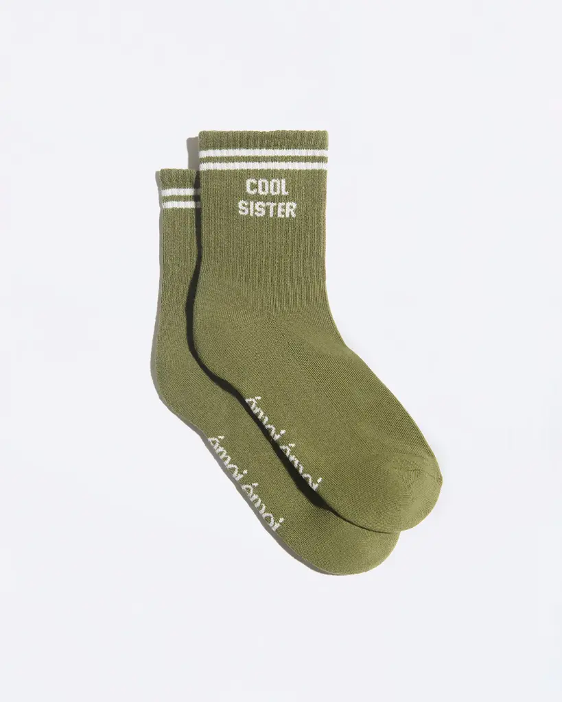 EMOI-EMOI || Chaussettes Cool Sister – Kaki
