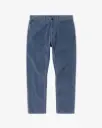 KNOWLEDGE COTTON APPAREL || Pantalon droit en velours côtelé - Oak regular corduroy pants - Vintage Indigo