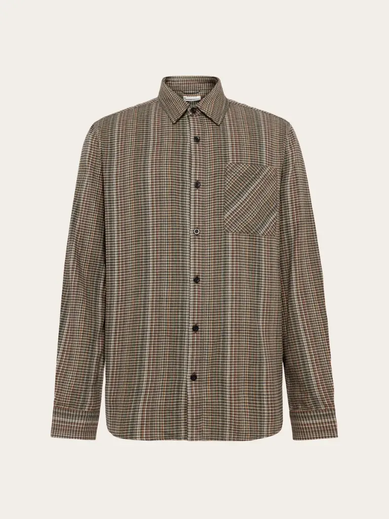 KNOWLEDGE COTTON APPAREL || Chemise à carreaux en coton biologique - Dune Regular Check Shirt - Multi Check