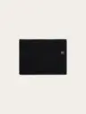 KNOWLEDGE COTTON APPAREL || Tour de cou côtelé en laine d'agneau - Lambswool Rib Snood - Black Jet
