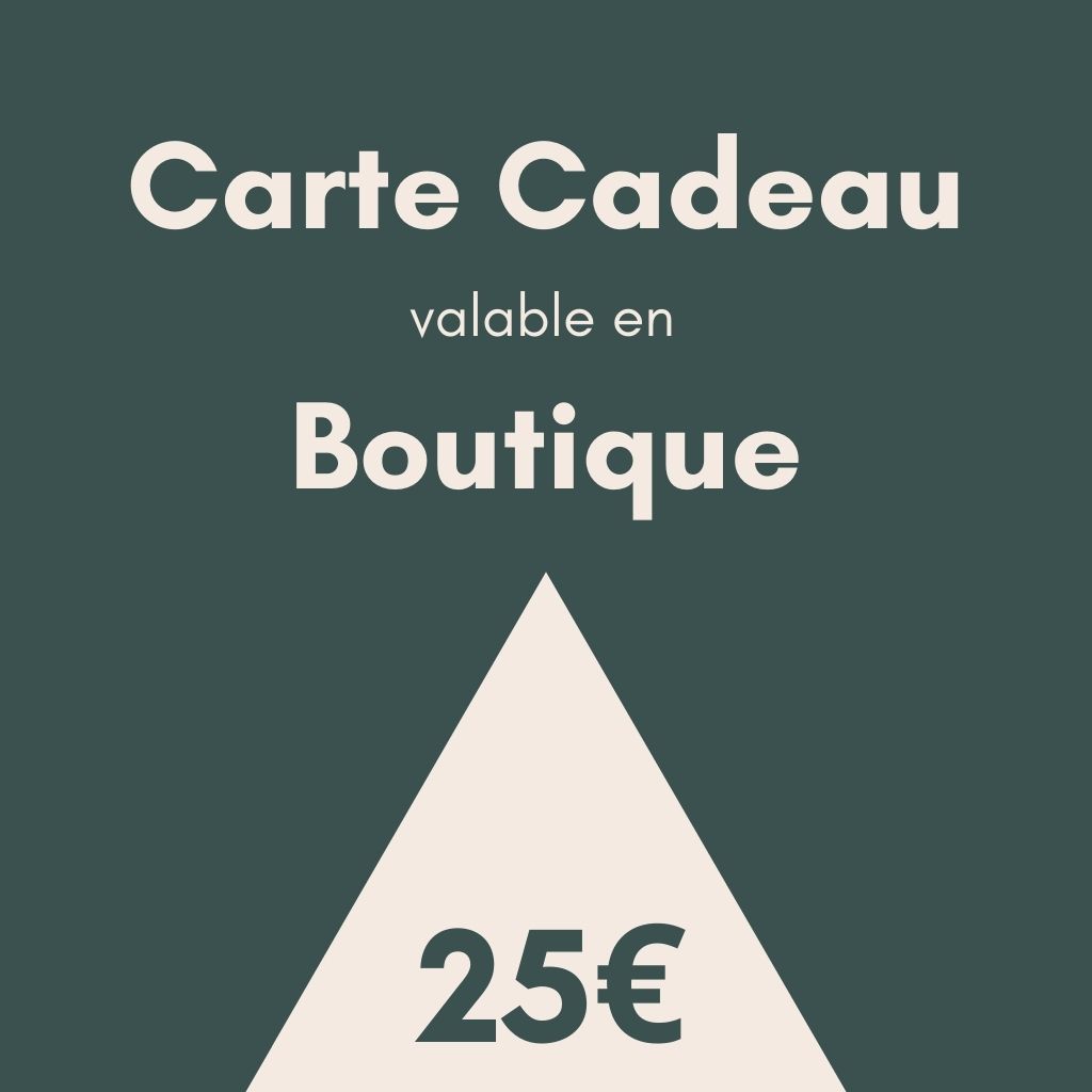 Bon Cadeau boutique 25€