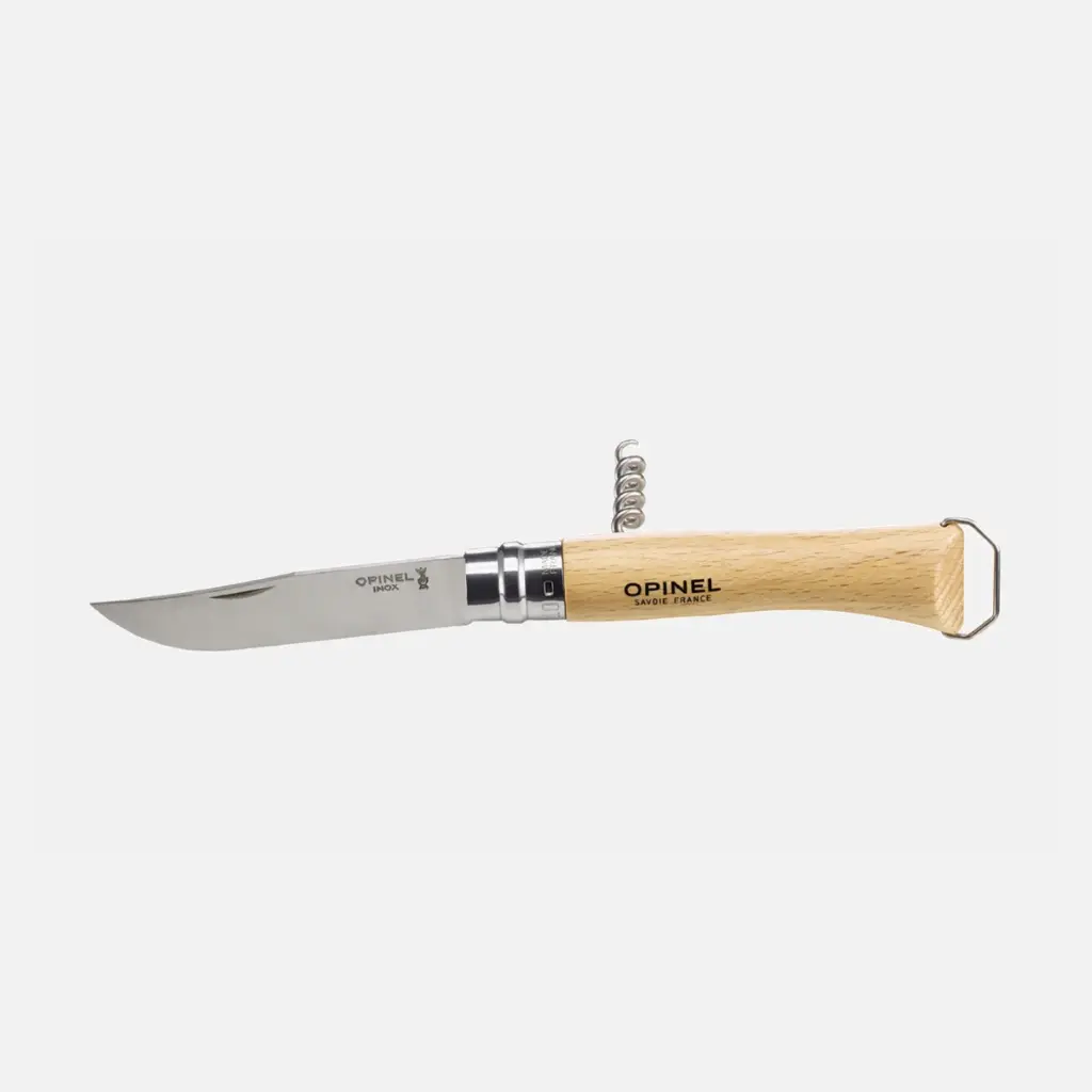 OPINEL || Couteau Tire-Bouchon Décapsuleur N°10 – Naturel