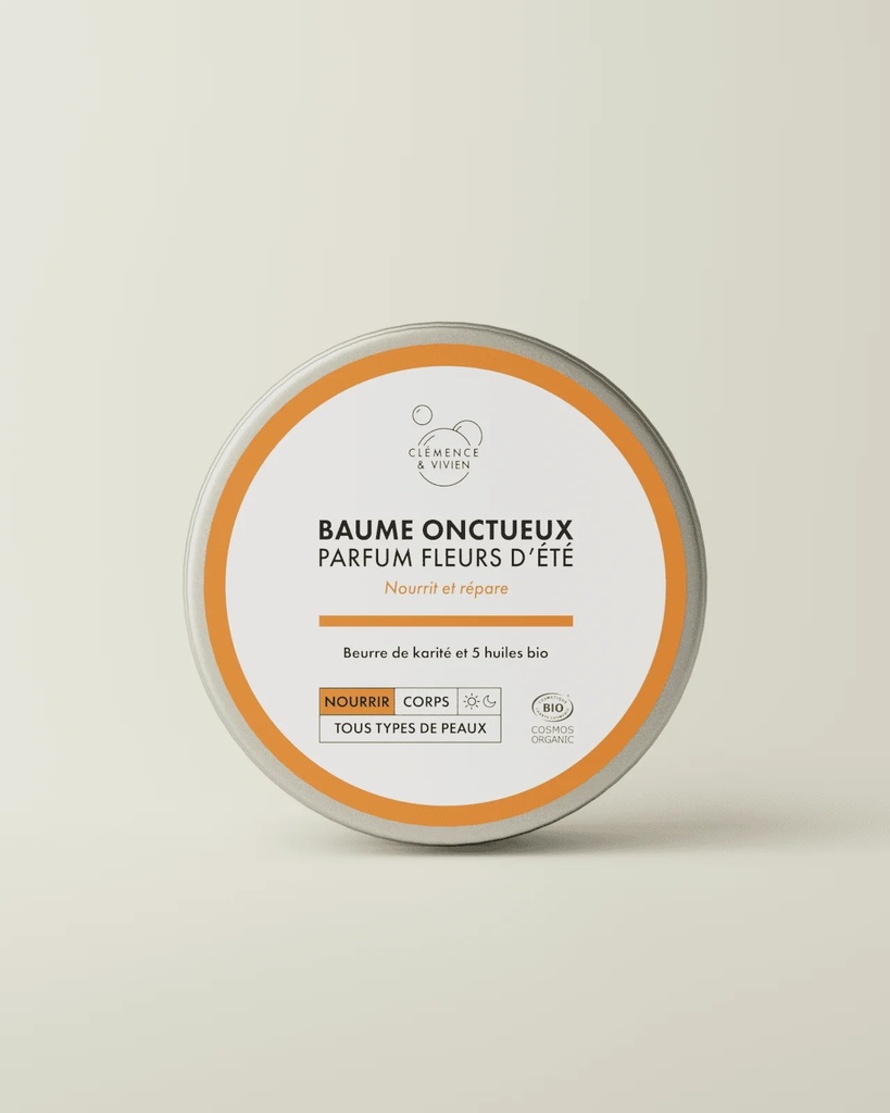 CLÉMENCE ET VIVIEN || Grand Baume Onctueux – Fleurs d’Été – 150 ml