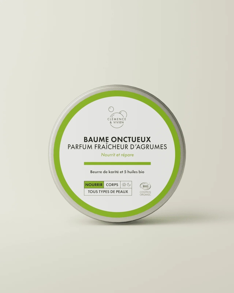 Clémence et Vivien || Grand Baume onctueux - Fraîcheur d'agrumes -150ml