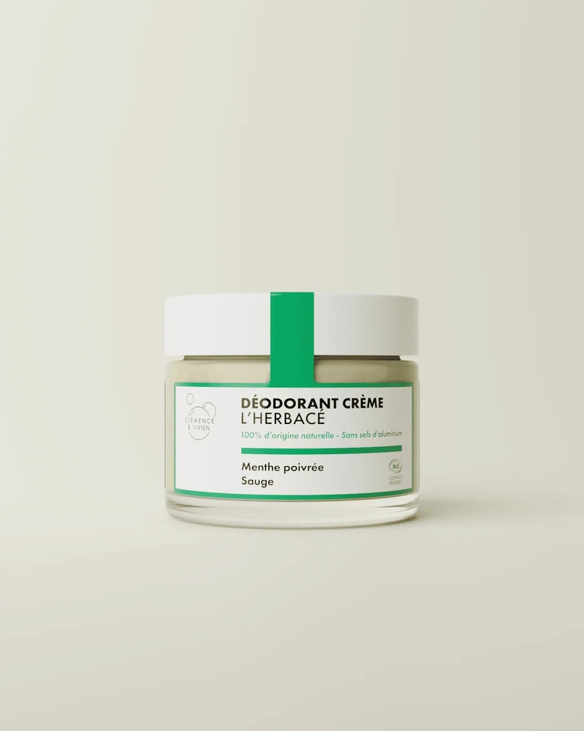 CLÉMENCE ET VIVIEN || Déodorant Naturel – L’Herbacé – 50 g
