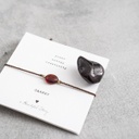 A Beautiful Story || Bracelet Gemstone Grenat – Or