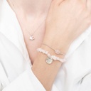 A Beautiful Story || Bracelet Gemstone Quartz Rose – Argenté