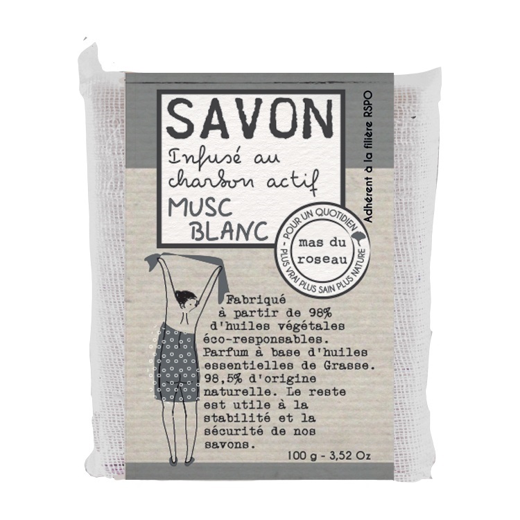 MAS DU ROSEAU || Savonnette Musc Blanc