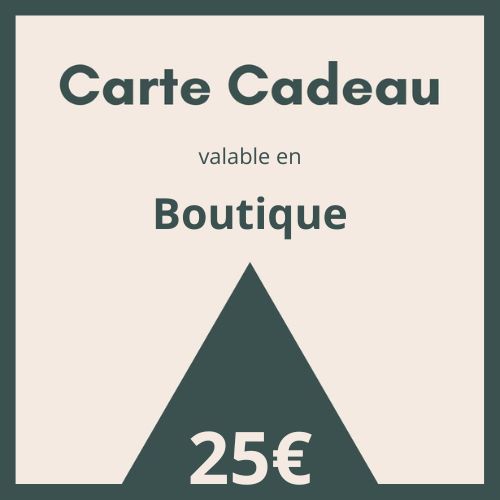 Bon Cadeau boutique 25€