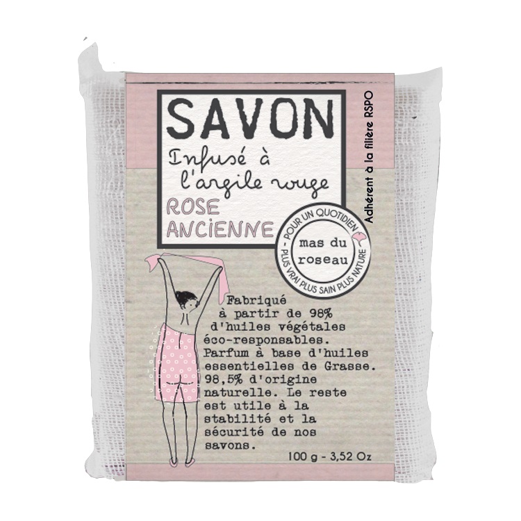 MAS DU ROSEAU || Savonnette Rose Ancienne