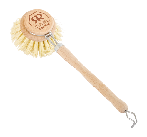 Bürstenhaus Redecker || Grande brosse à vaisselle en fibre végétale dure – Naturel