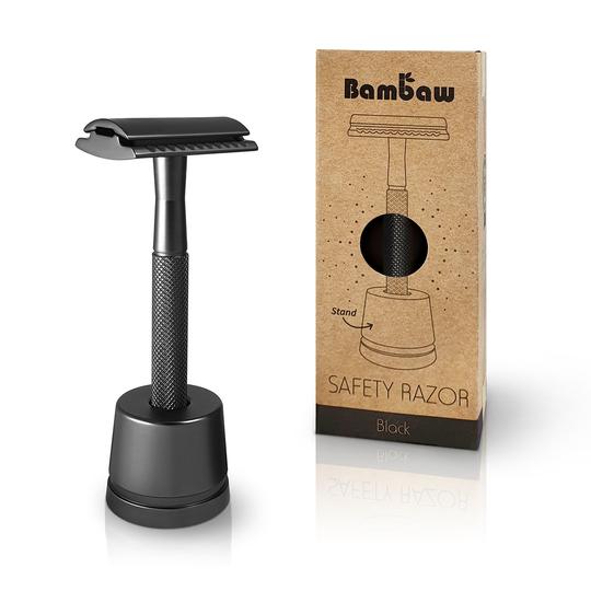 BAMBAW || Rasoir de sûreté en métal – Noir