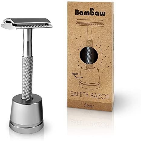 BAMBAW || Rasoir de sûreté en métal – Argenté