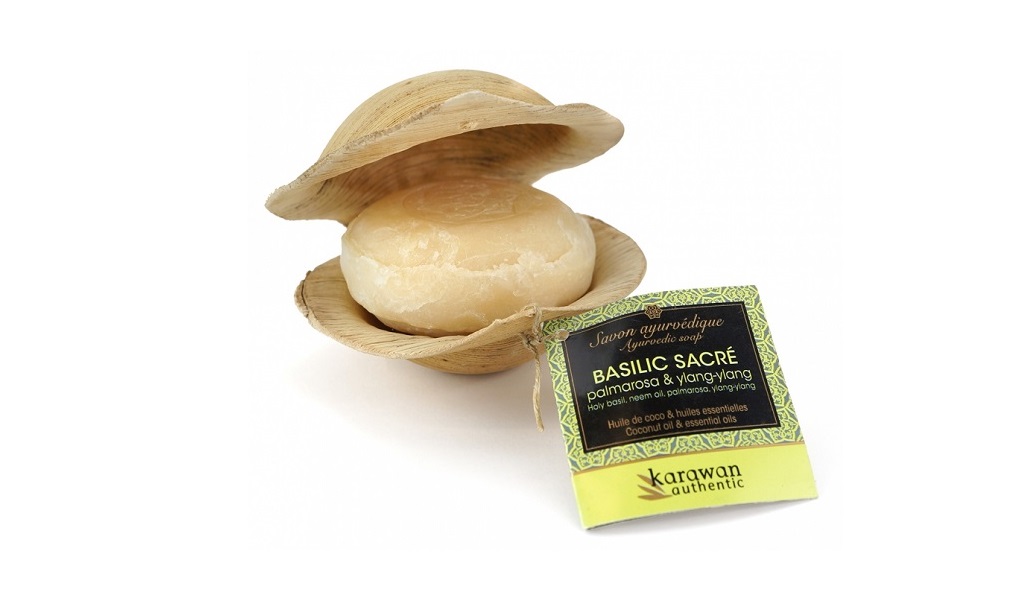 [KRW-KSA1BS-IN] Karawan | Savon Ayurvédique 100g - Basilic Sacré