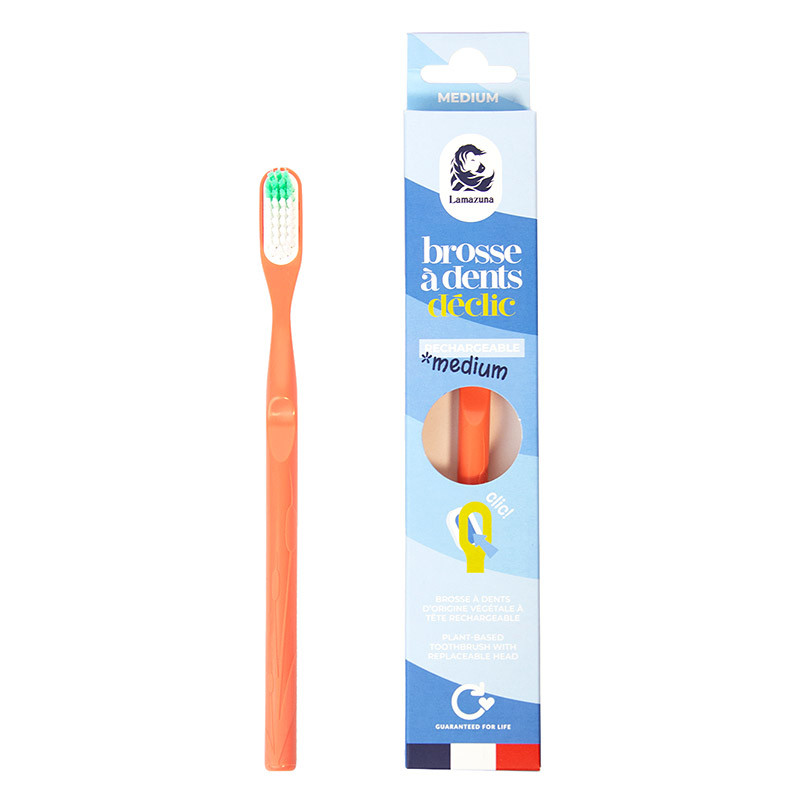 [LMZ-305074] LAMAZUNA || Brosse à dents rechargeable medium Déclic – Rouge corail