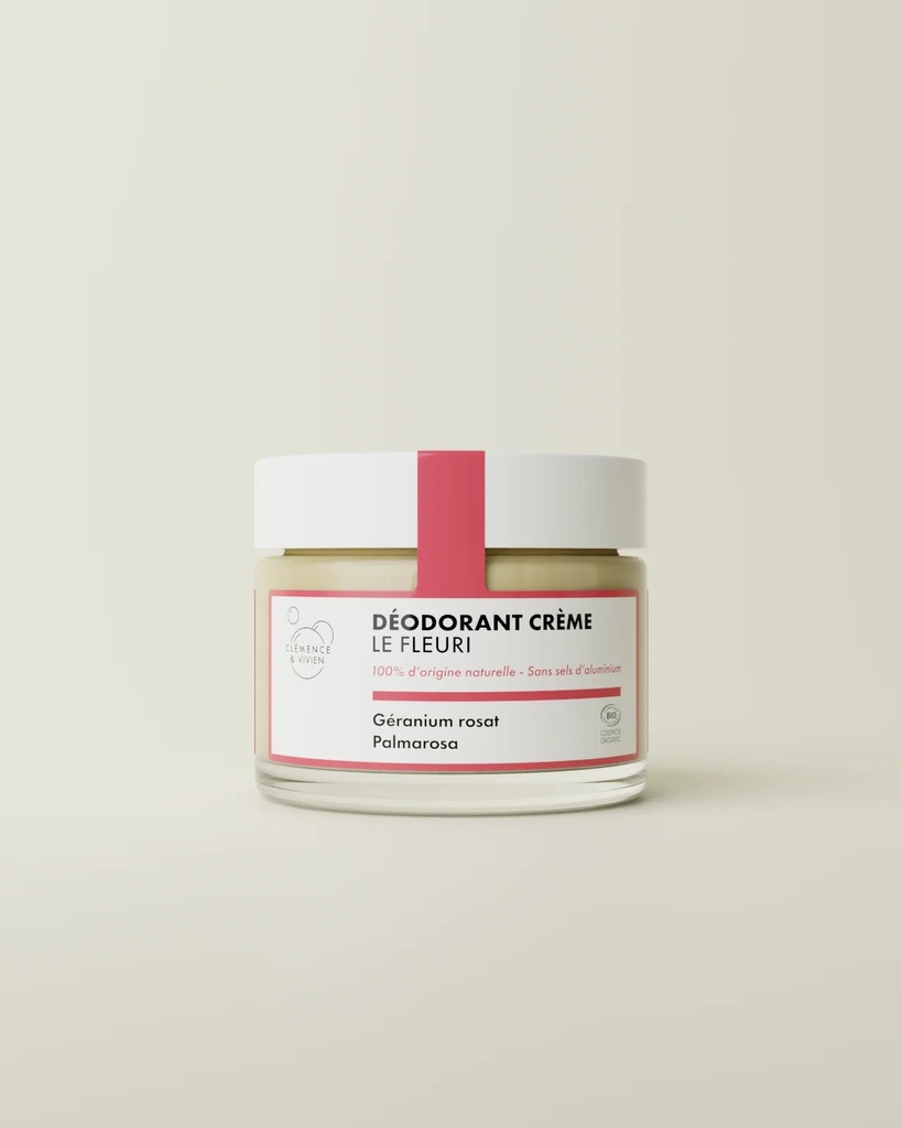 [CLE-DEO-FLEURI] CLÉMENCE ET VIVIEN || Déodorant Naturel – Le Fleuri – 50 g