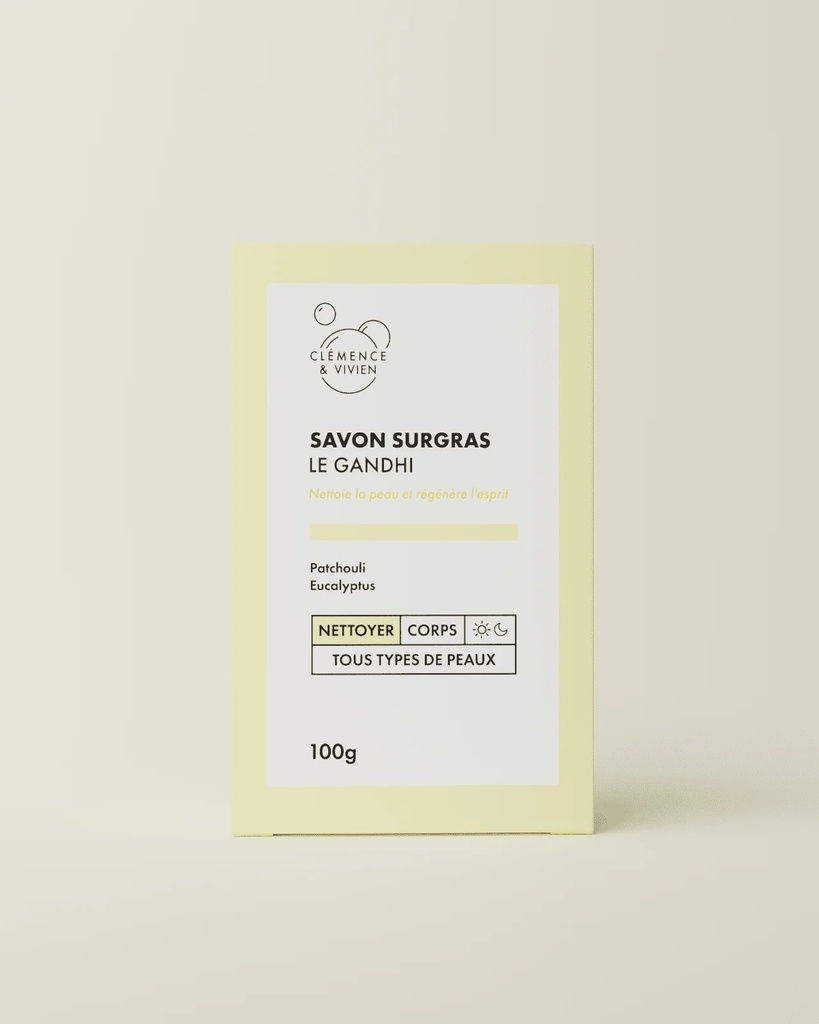 [CLE-SAVONGANDHI] Clémence et Vivien || Savon à froid - Le Gandhi - 100g