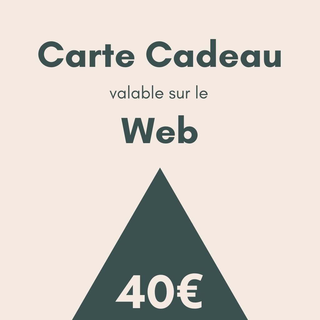 Bon cadeau web 40€ 