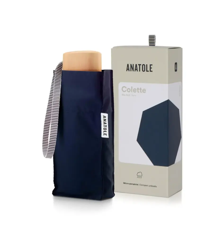 [ANA-01BLNU] ANATOLE || Mini parapluie Colette – Bleu marine