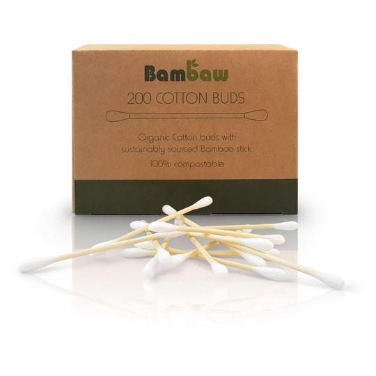 [BAM-COTONBUDS] Bambaw | Boîte de 200 Coton tiges en bambou