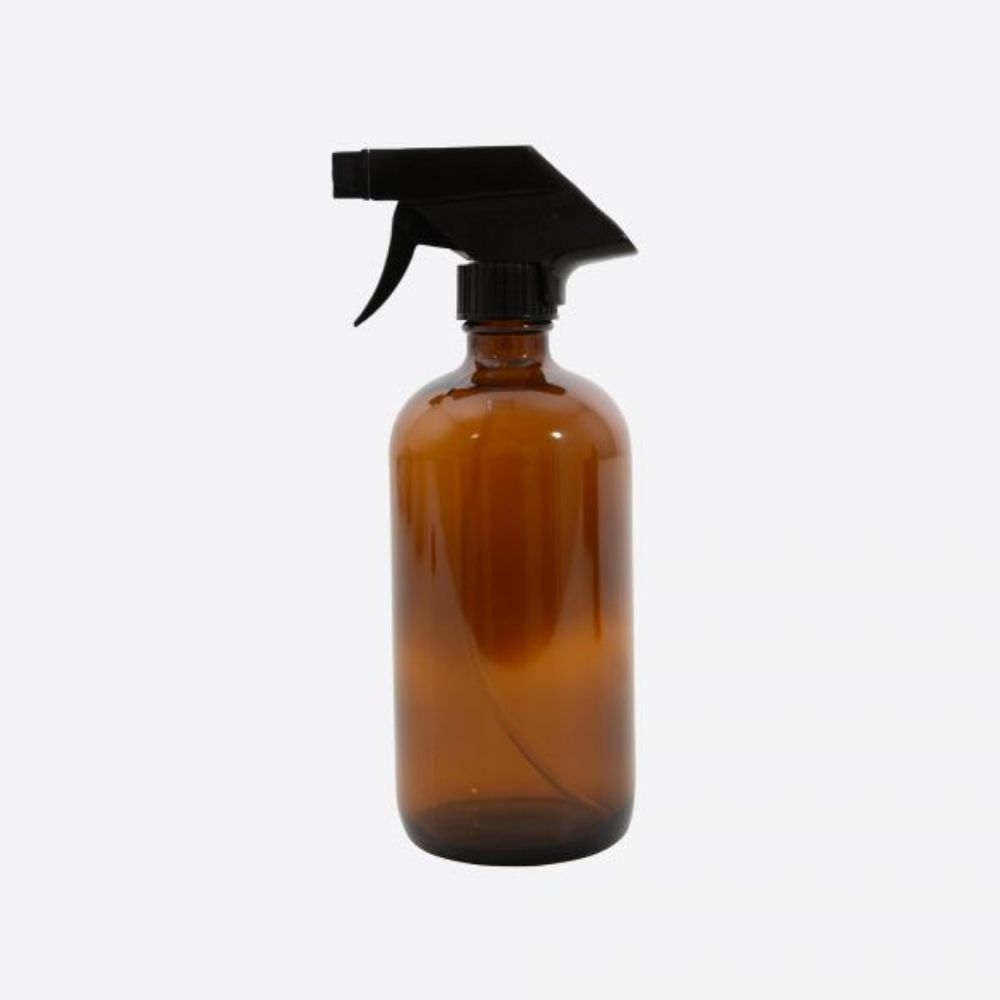 [LIV-PV-LIV-2200] Point Virgule | Bouteille Boston en verre ambré avec vaporisateur - 250ml