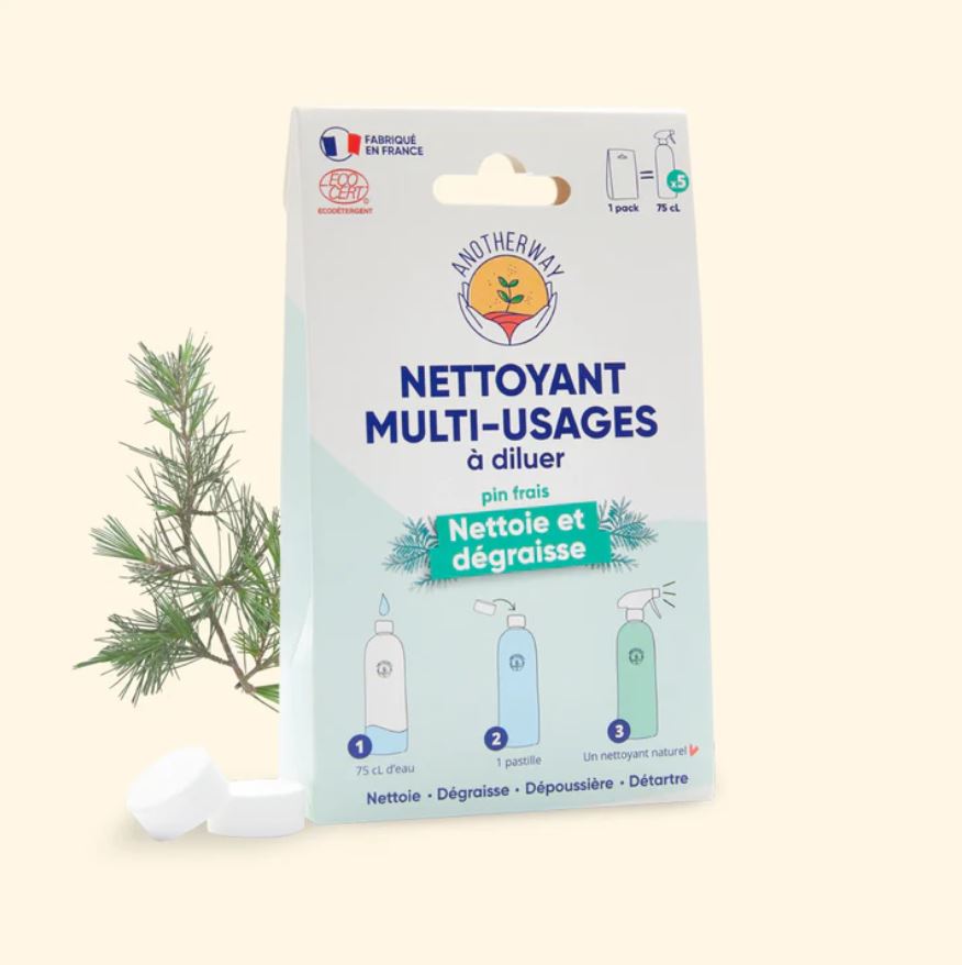 [MBW-B2B-PMU001] Another Way | Produit Ménager en Pastilles x5 - Pin/Eucalyptus