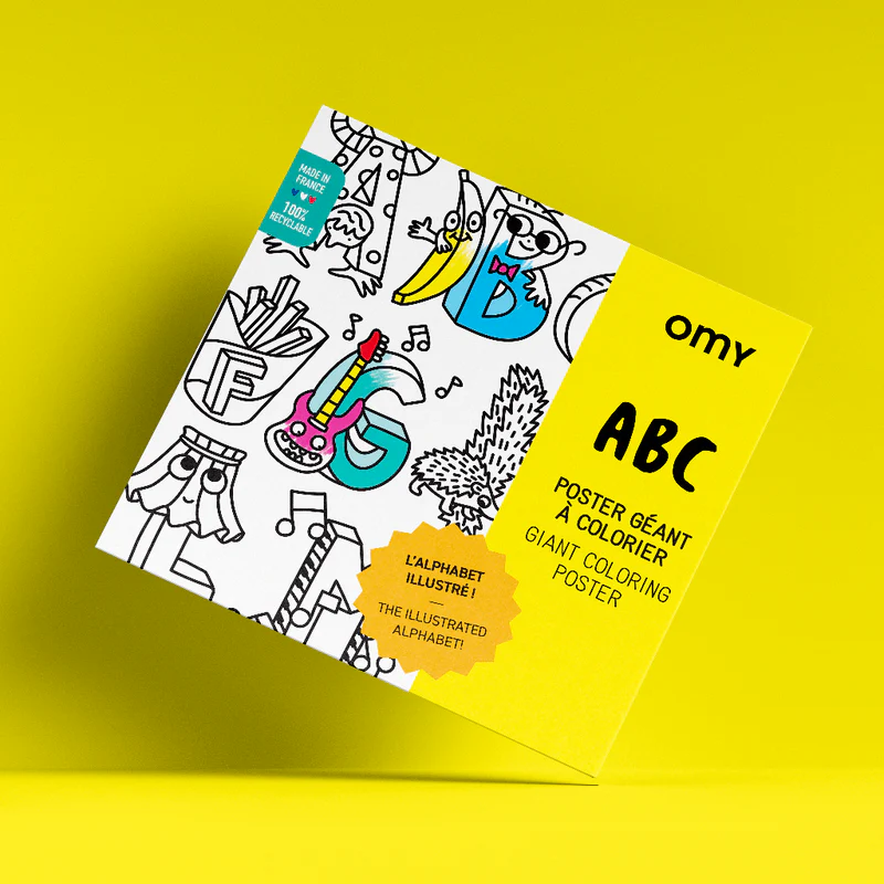 [OMY-POS70] OMY || Poster à colorier – ABC