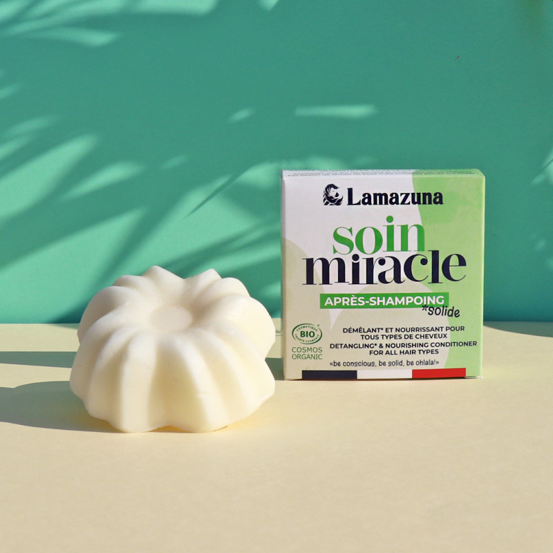 [LMZ-A7B1A00] LAMAZUNA || Après-shampoing solide – Soin Miracle démêlant et nourrissant
