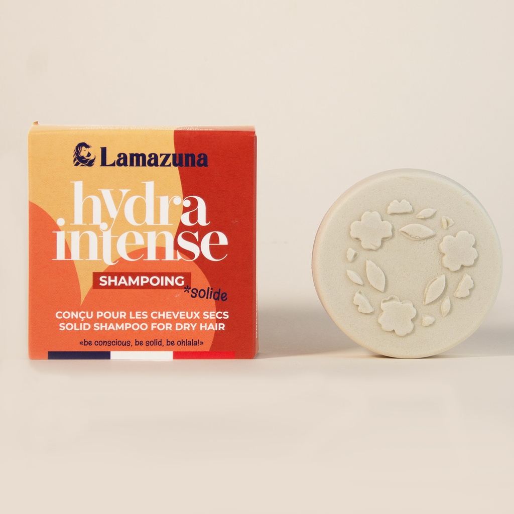 [LMZ- A1B2A1] Lamazuna | Shampoing solide - Cheveux Secs - HYDRA INTENSE Huile de coco Vierge