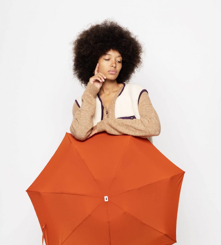 [ANA-01RUST] Anatole | Mini parapluie Rouille - micro & solide - Louis