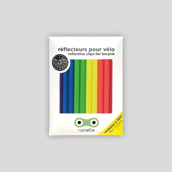 [RAI-REF-FLUO] Rainette | Réflecteurs pour vélo - Fluo